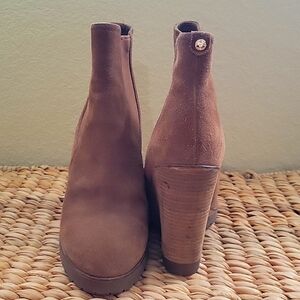 MICHAEL Michael Kors Brown Ankle Boots with Suede Finish